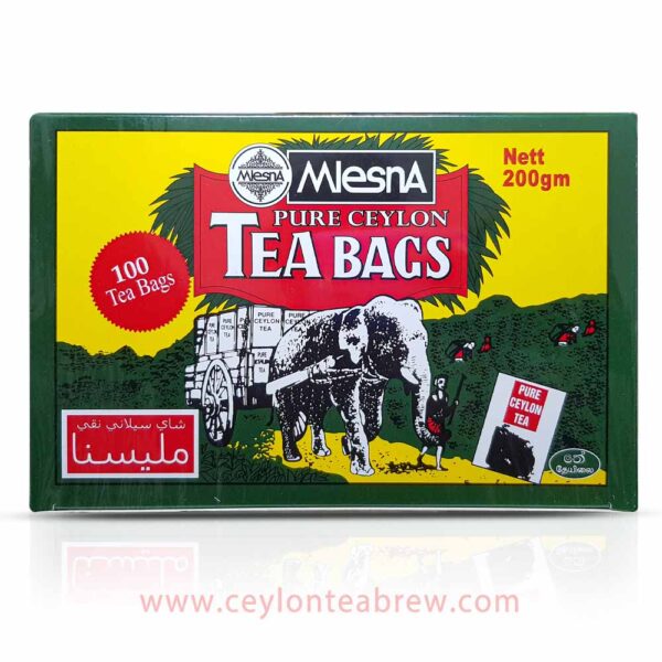 Mlesna Ceylon pure Black tea bags 200g