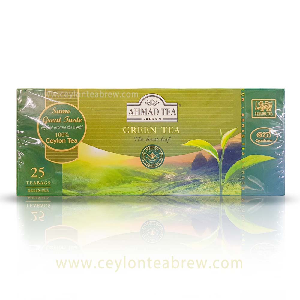 Ahmed tea London Ceylon pure green tea bags
