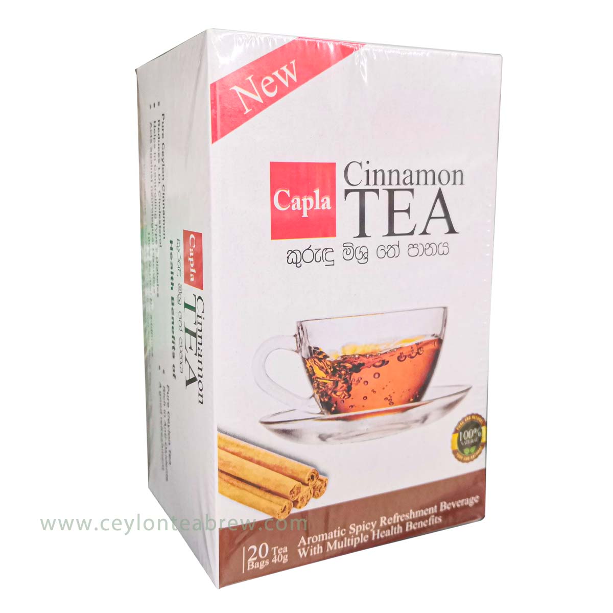 Capla Natural Cinnamon Drink Tea bags