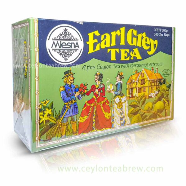 Mlesna Ceylon earl grey tea with bergamot extracts 100 bags