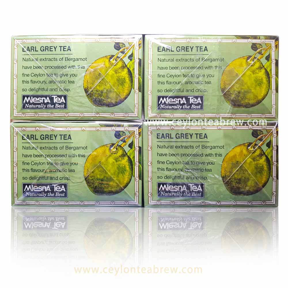 Mlesna Ceylon earl grey tea 50 bags bergamot flavor