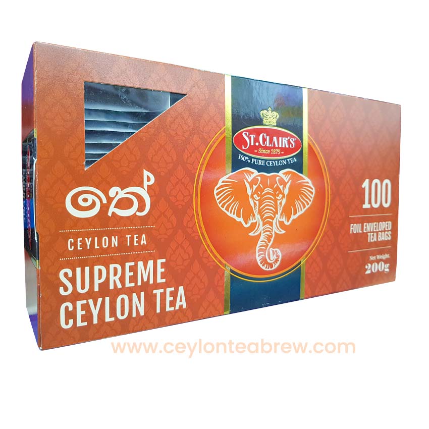 St. Clairs pure ceylon supreme tea bags