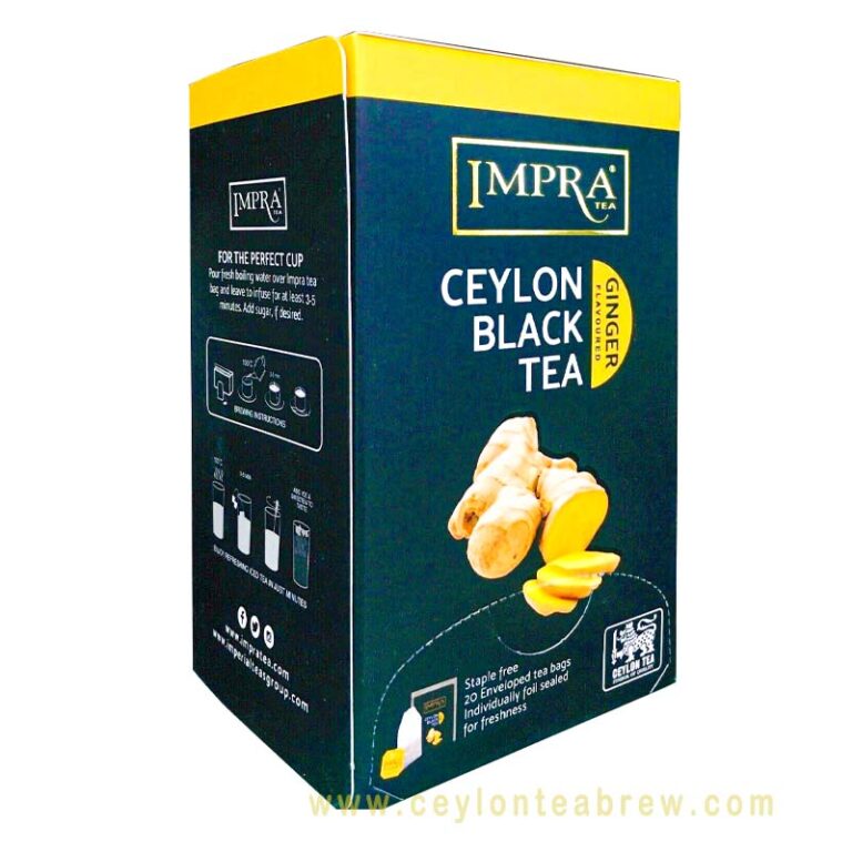 Impra Ceylon Black Tea With Mint Flavor Ceylon Tea Brew