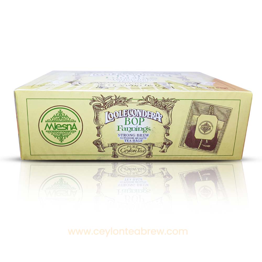 Mlesna Ceylon Loolecondera BOP strong brew superior tea 100 bags