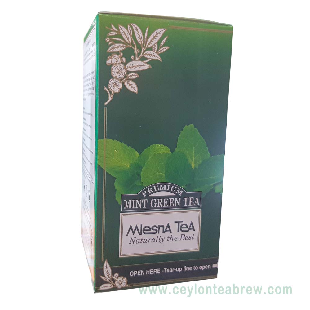 Mlesna Ceylon mint green tea bags