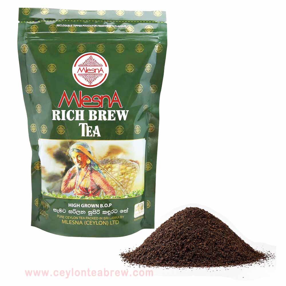 Mlesna Ceylon rich brew tea high grown BOP loose tea
