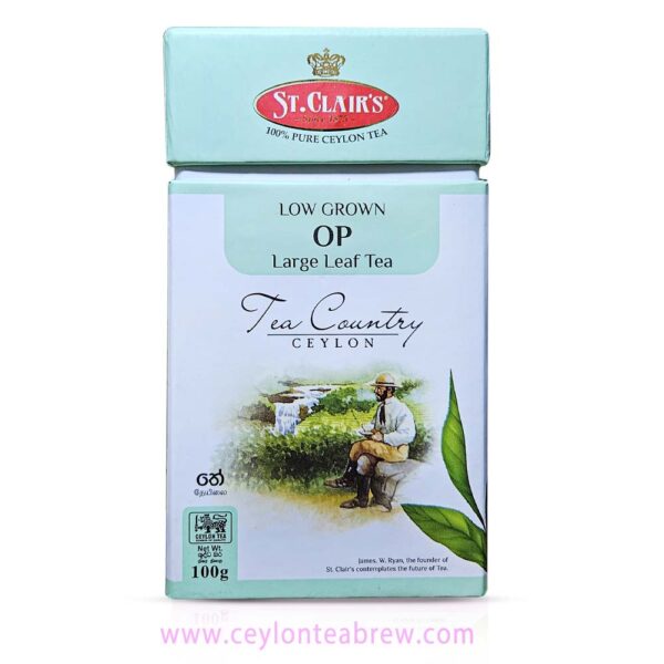 St. Clair's Ceylon Low grown OP Large leaf tea 100g