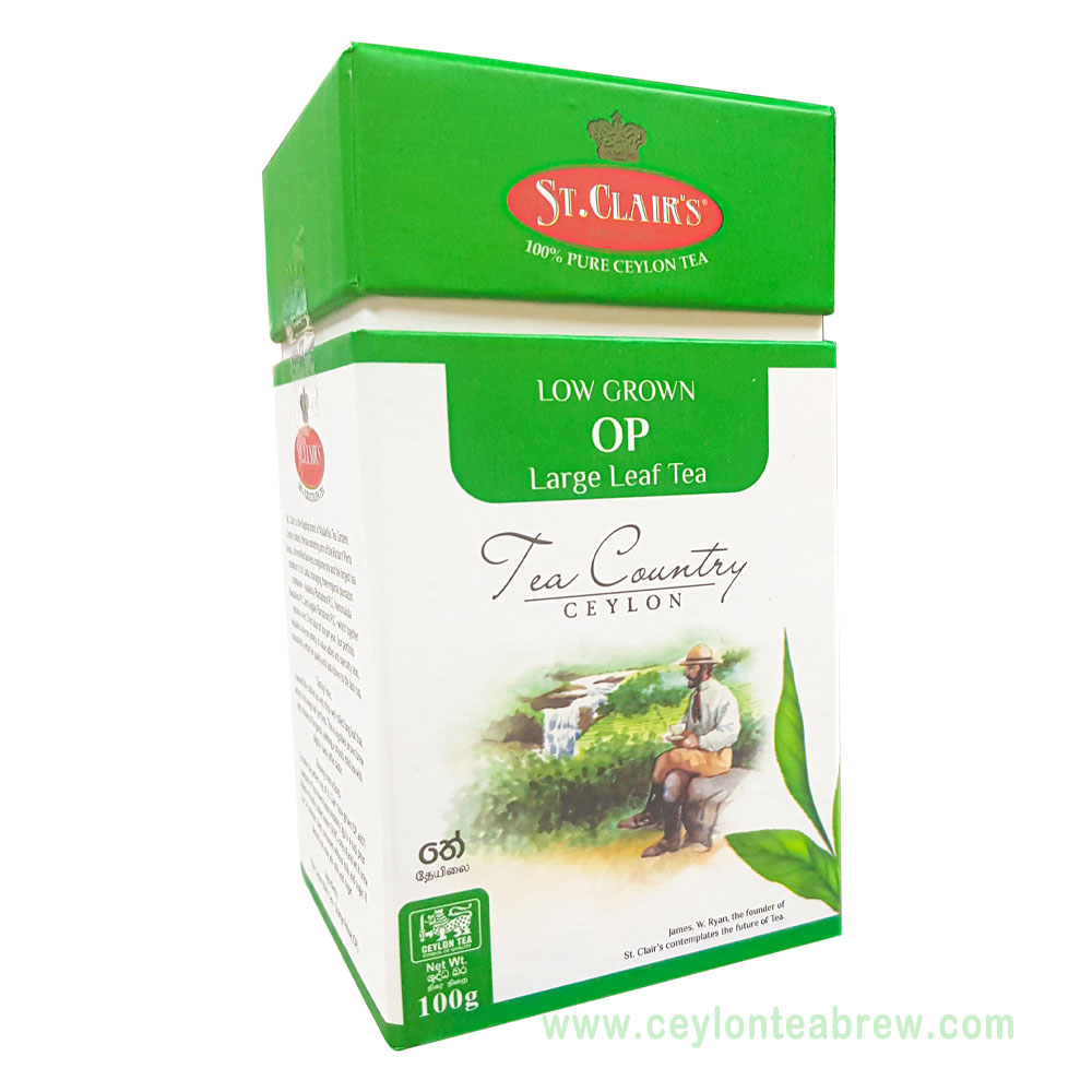 St. Clair's Ceylon FBOP low grown large leaf tea