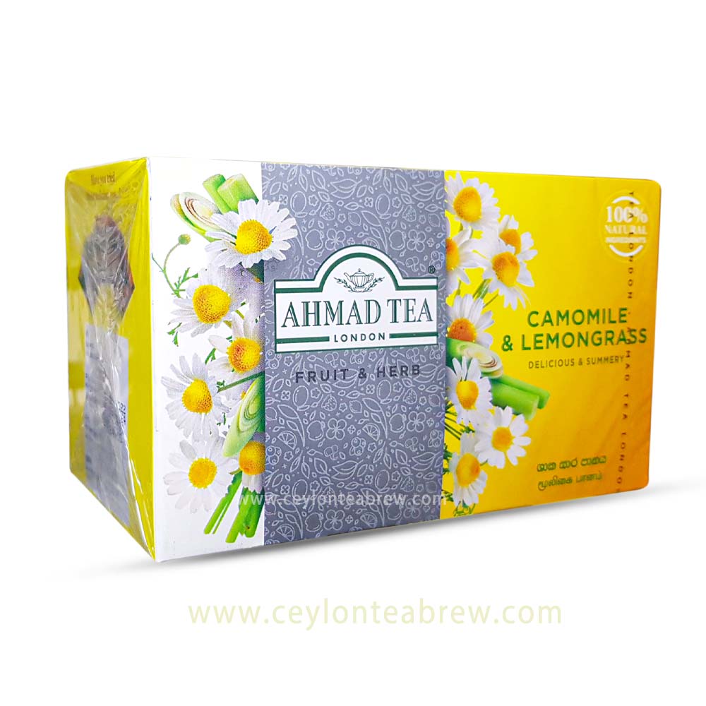 Ahmed tea London Camomile and Lemongrass tea bags