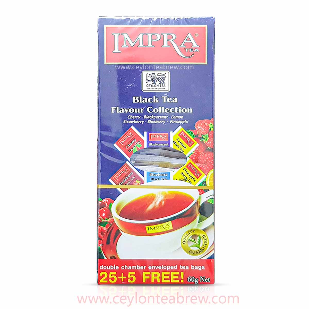 Impra Ceylon black tea fruit flavored collection