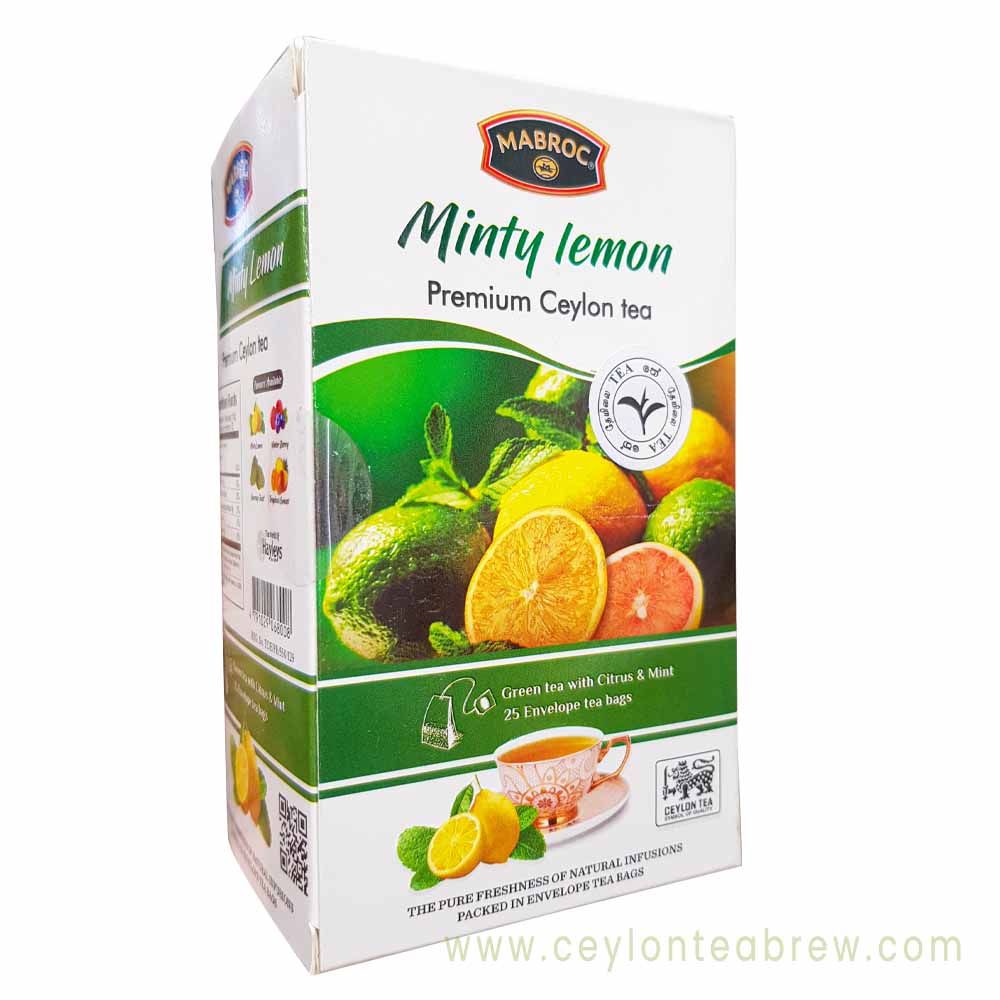 Green tea with minty lemon tea