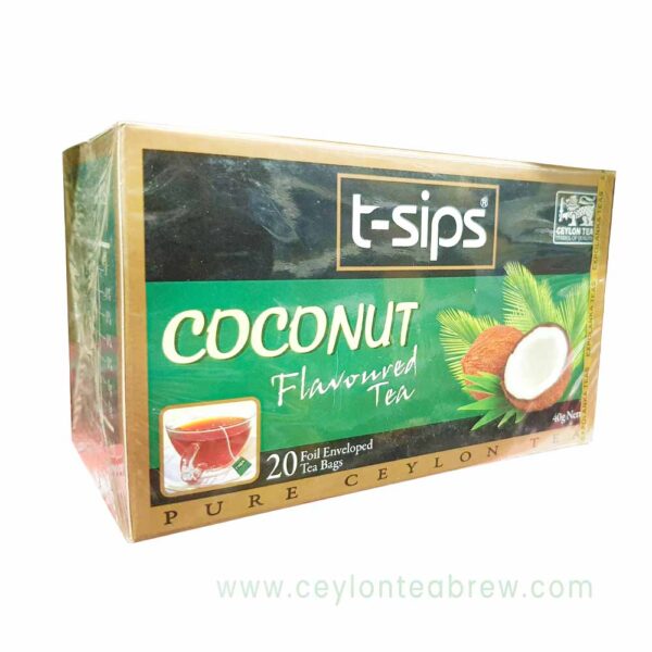 Coconut flavored Ceylon tea