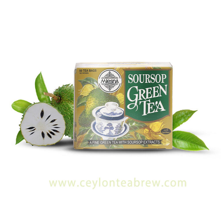 Mlesna Ceylon Soursop Green Tea High Antioxidant Tea Ceylon Tea Brew