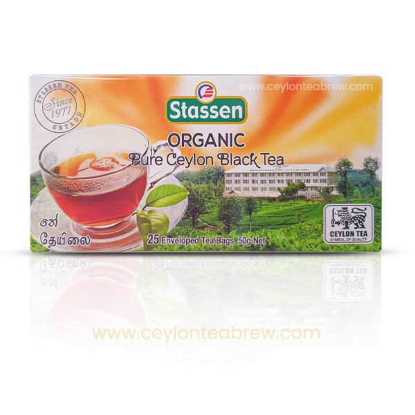 Stassen pure organic black tea bags