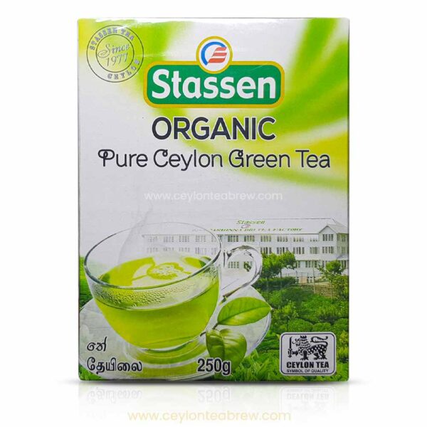 Stassen Ceylon Pure green tea bags antioxidant