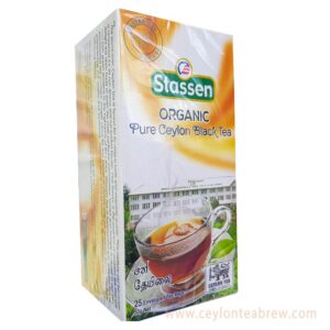 Stassen Ceylon Organic Pure Black Tea Bags | Ceylon Tea Brew
