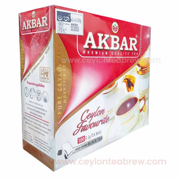 Akbar Ceylon Pure premium black tea 100 bags