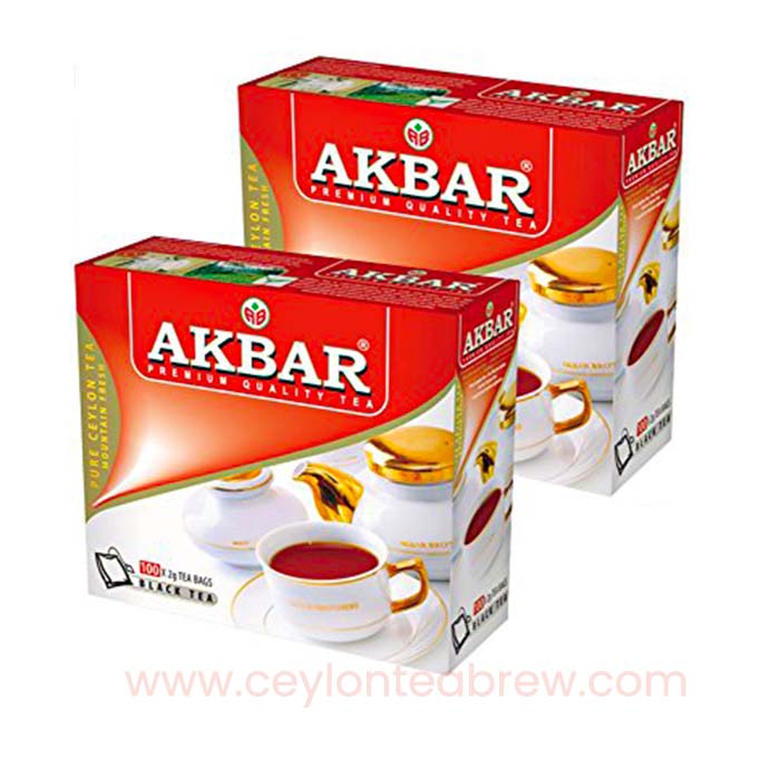 Akbar Ceylon Pure premium black tea bags antioxidant tea 3