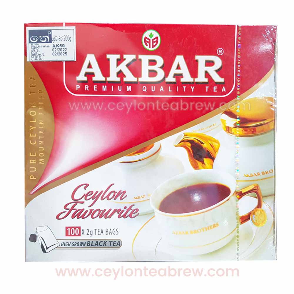 Akbar Ceylon Pure premium black tea bags antioxidant tea