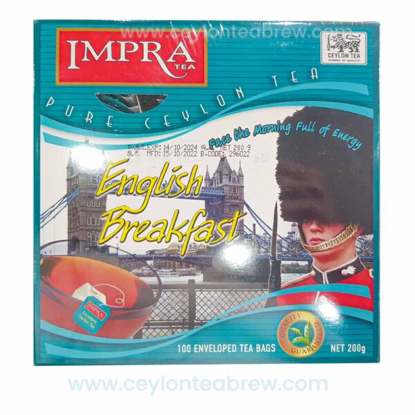 Impra Ceylon English breakfast pure black tea bags