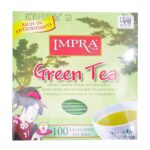 Impra Ceylon pure green tea 100 bags best quality rich in antioxidant properties