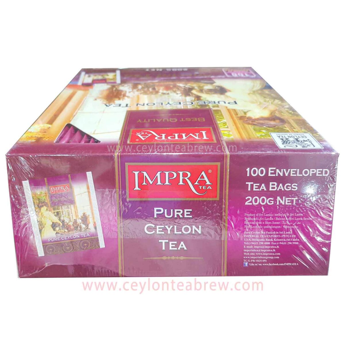 Impra Ceylon special black tea 100 bags best quality