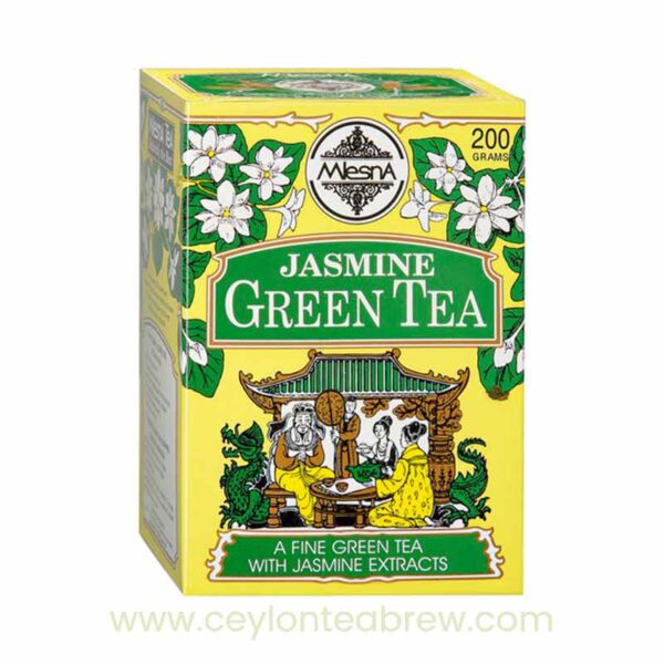 Mlesna Ceylon Jasmin green tea loose leaf tea