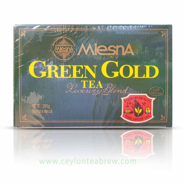 Mlesna Ceylon green gold luxury blend tea bags 200g