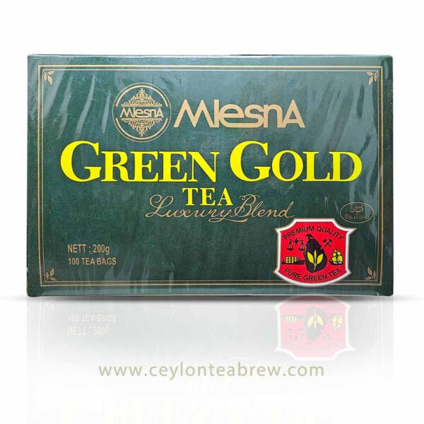Mlesna Ceylon green gold luxury blend tea bags 200g