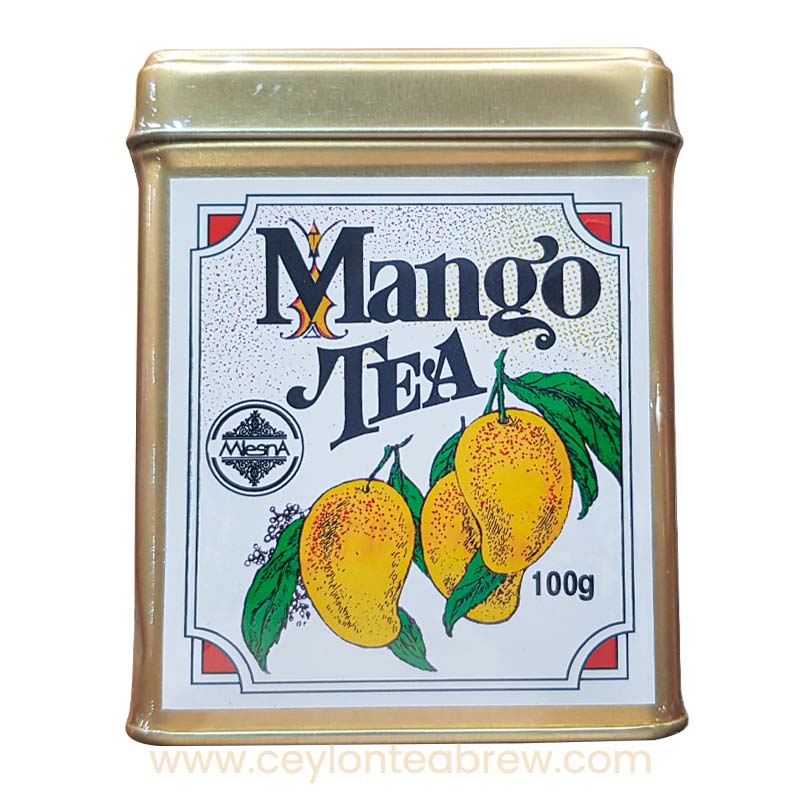 Mlesna Pure ceylon back tea with natural Mango loose tea