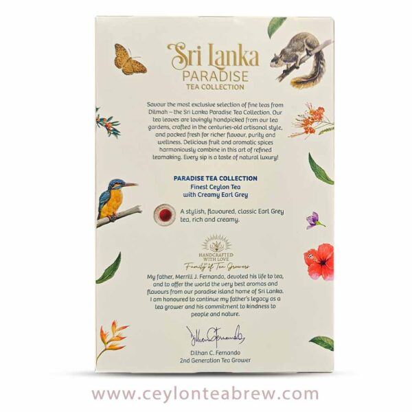 Dilmah Ceylon Black tea with creamy earl grey loose leaf tea