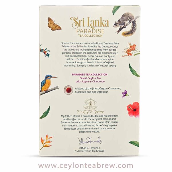 Dilmah Ceylon Black tea with natural Apple and Cinnamon flavor