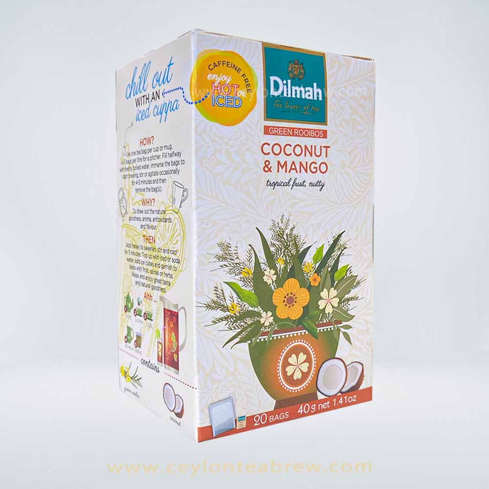 Dilmah Ceylon Rooibos Coconut and Mango infusion tea