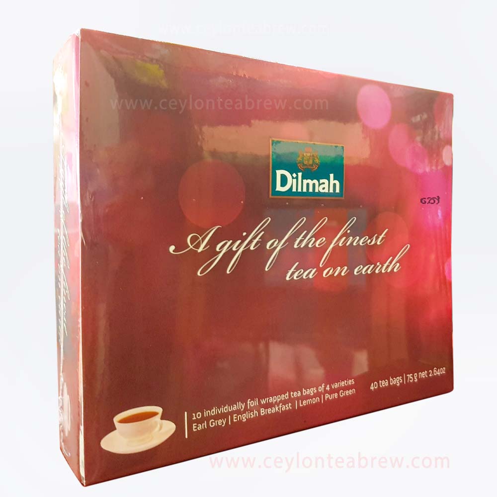 Dilmah seasonal gift pack English Breakfast, Earl Grey, Lemon & Pure Green tea 1