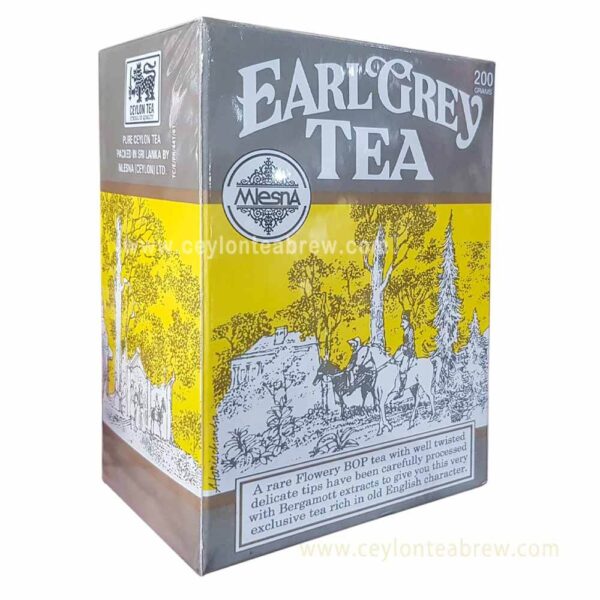 Mlesna earl grey bergamott leaf ceylon tea