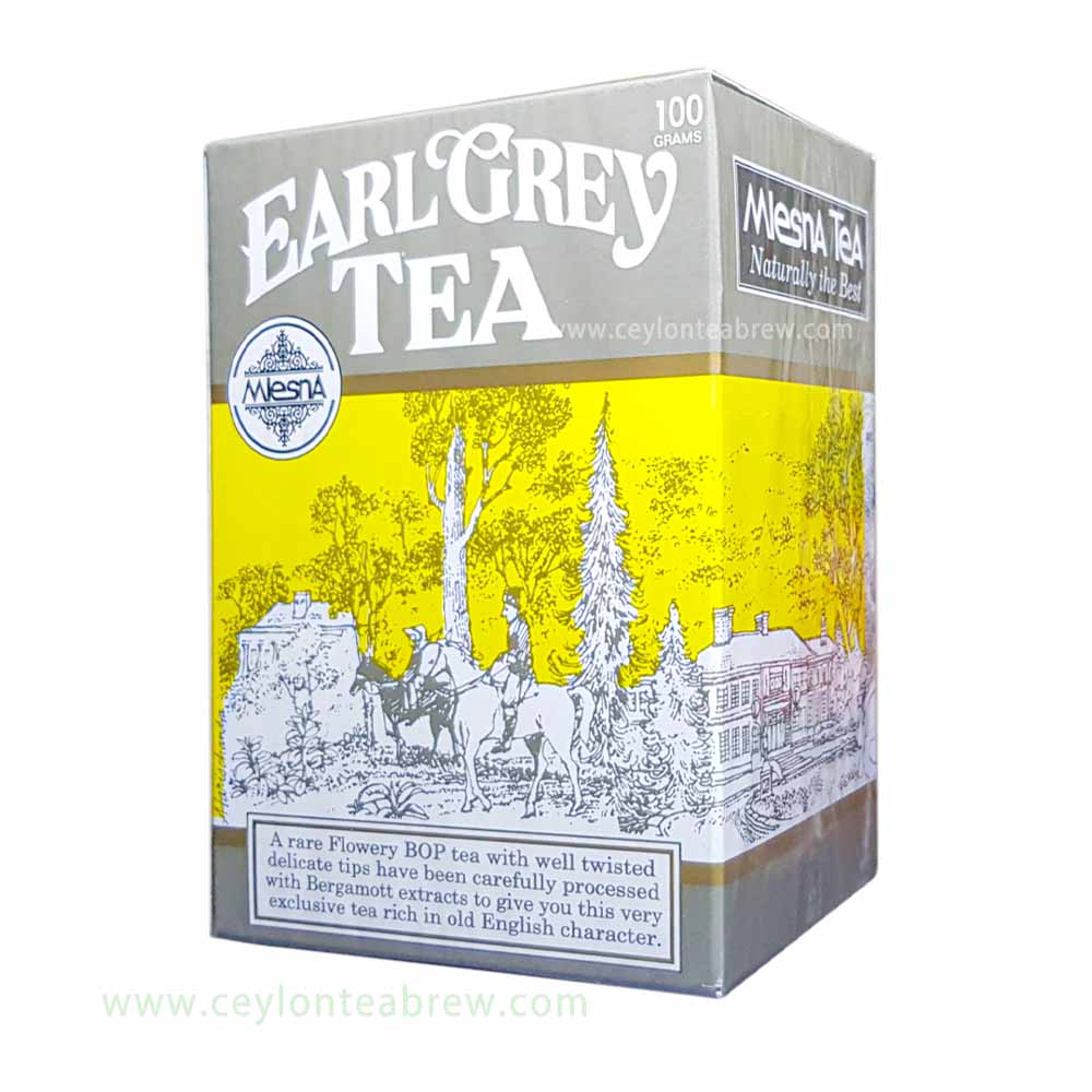 Mlesna Ceylon earl grey Flowery BOP Bergamott tea 100g