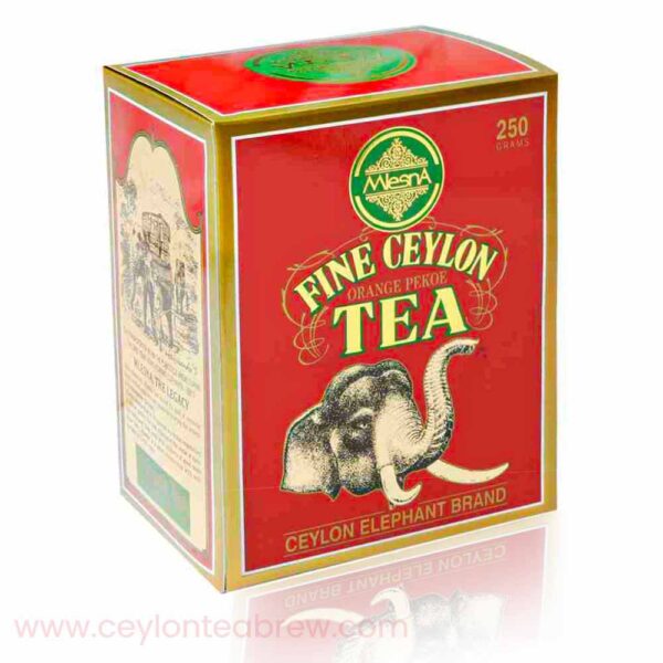 Mlesna Ceylon fine black tea elephant brand leaf tea 250