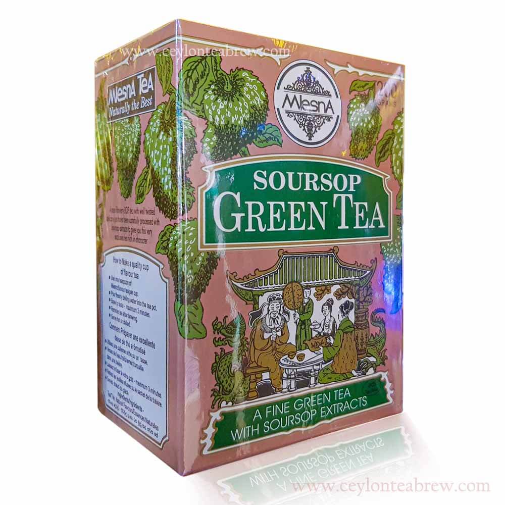 Mlesna Ceylon green leaf tea with Soursop extracts