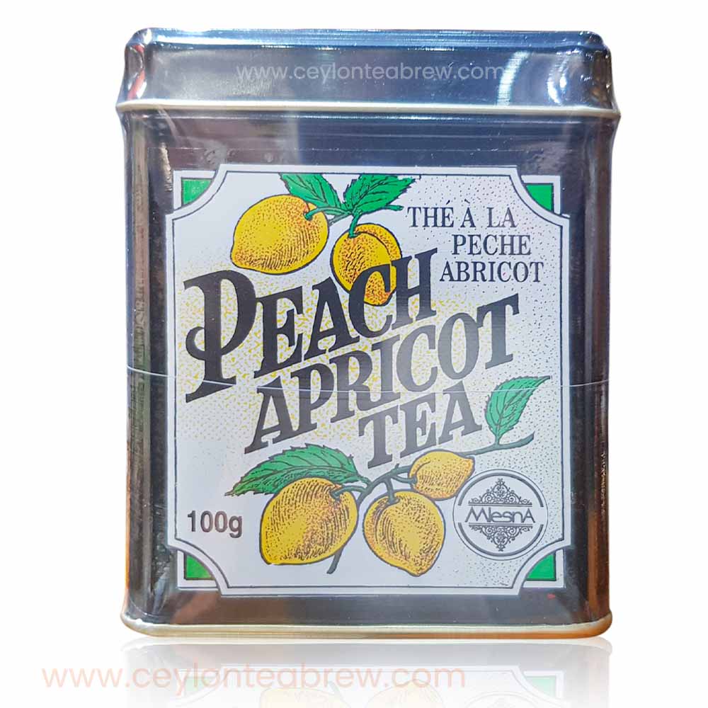 Mlesna Peach and apricot flavored leaf tea 100g