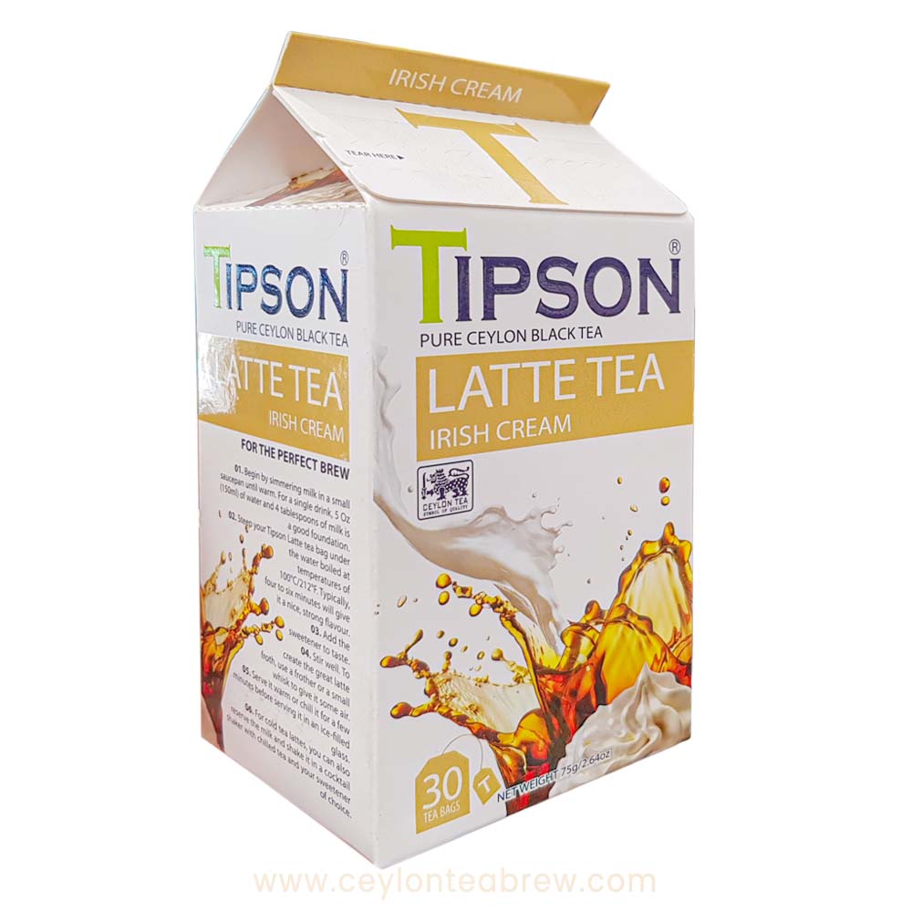 Tipson Ceylon black tea Latte tea Irish cream