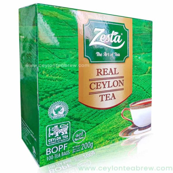 Zesta Ceylon Real Ceylon black BOPF tea 100g