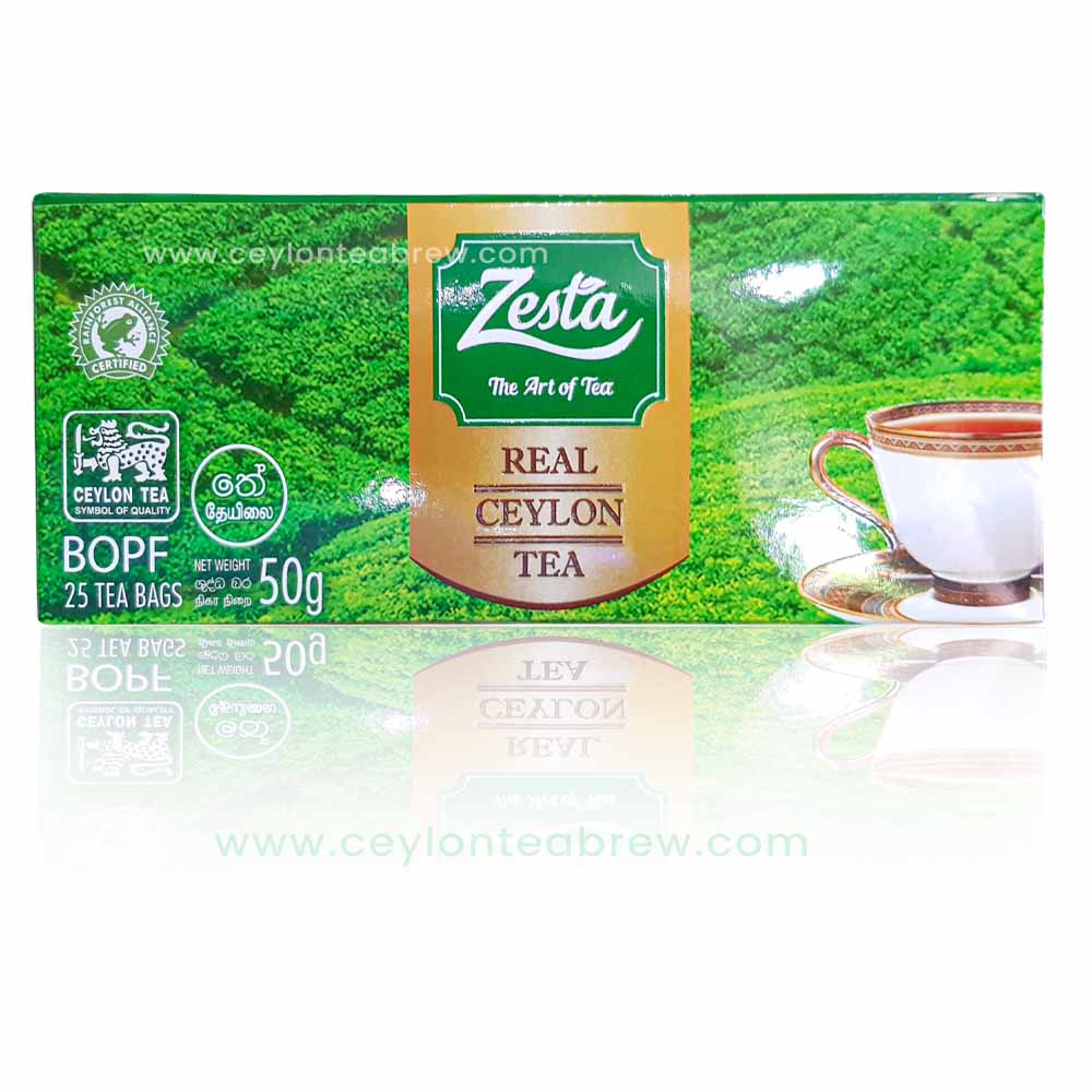 Zesta Ceylon Real Ceylon black BOPF tea 50g