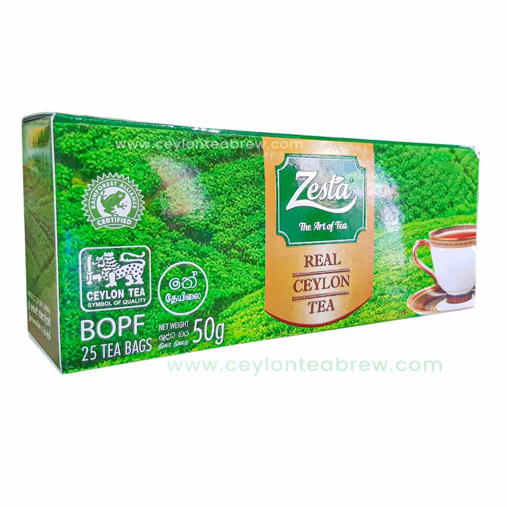 Zesta Ceylon Real Ceylon black BOPF tea 100g