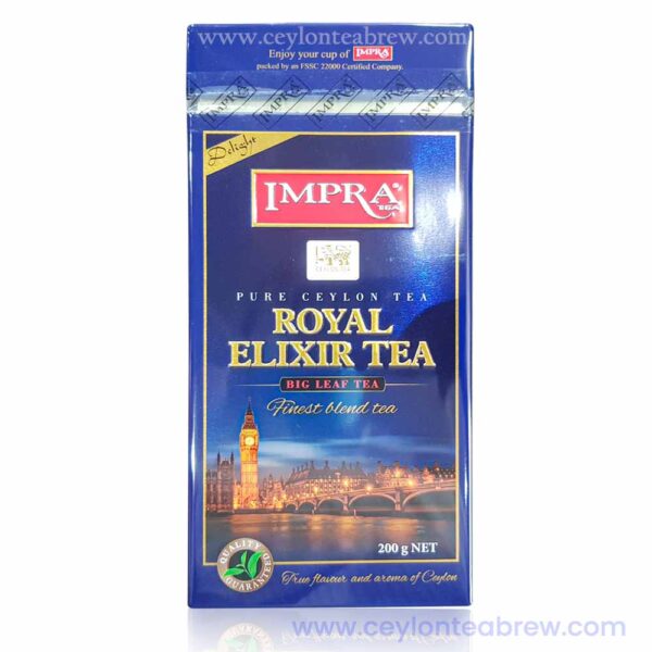 impra ceylon royal elixir tea big leaf tea