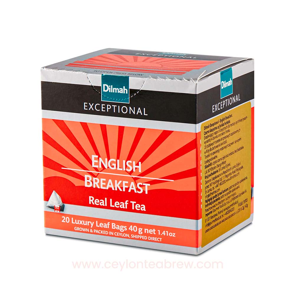 Dilmah Ceylon Exceptional English Breakfast luxury tea bags