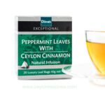 Dilmah Exceptional peppermint leaves with cinnamon luxury leaf tea bags