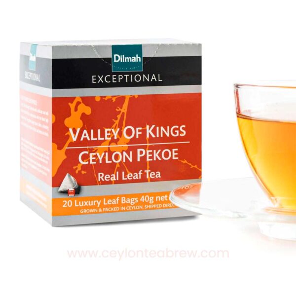 Dilmah Exceptional Valley of kings Ceylon pekoe luxury tea bags
