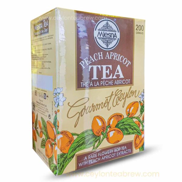Mlesna Ceylon Peach apricot leaf tea Flowery BOP tea