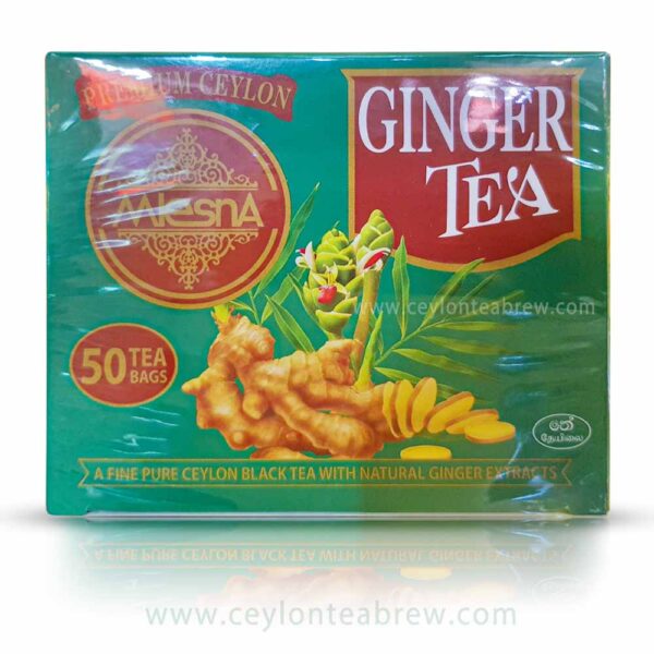 Mlesna Ceylon black tea bags with ginger extracts