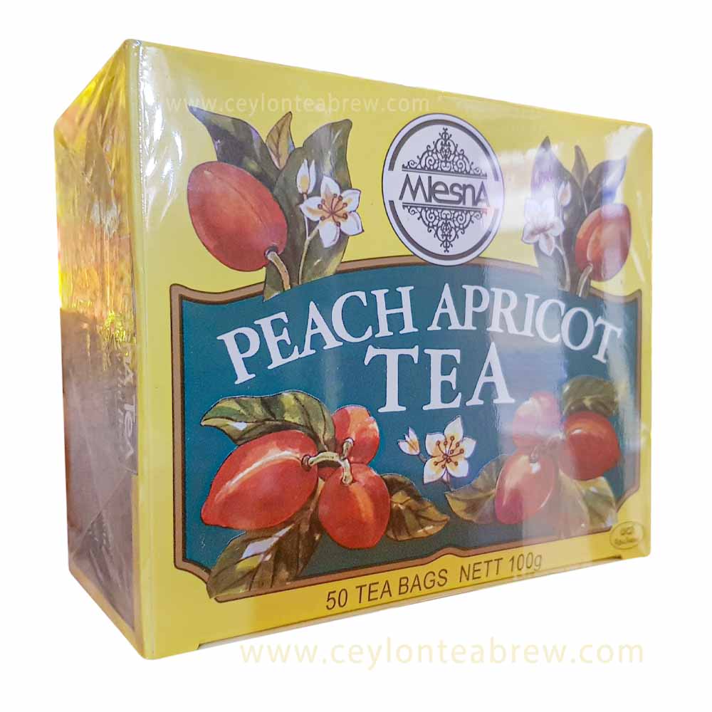 Mlesna Ceylon peach apricot tea bags